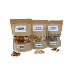 Mediterraans pakket snippers | 1,5 KG | Perzik, Citroen & Sinaasappel